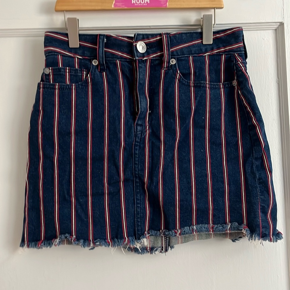 American Eagle denim mini skirt